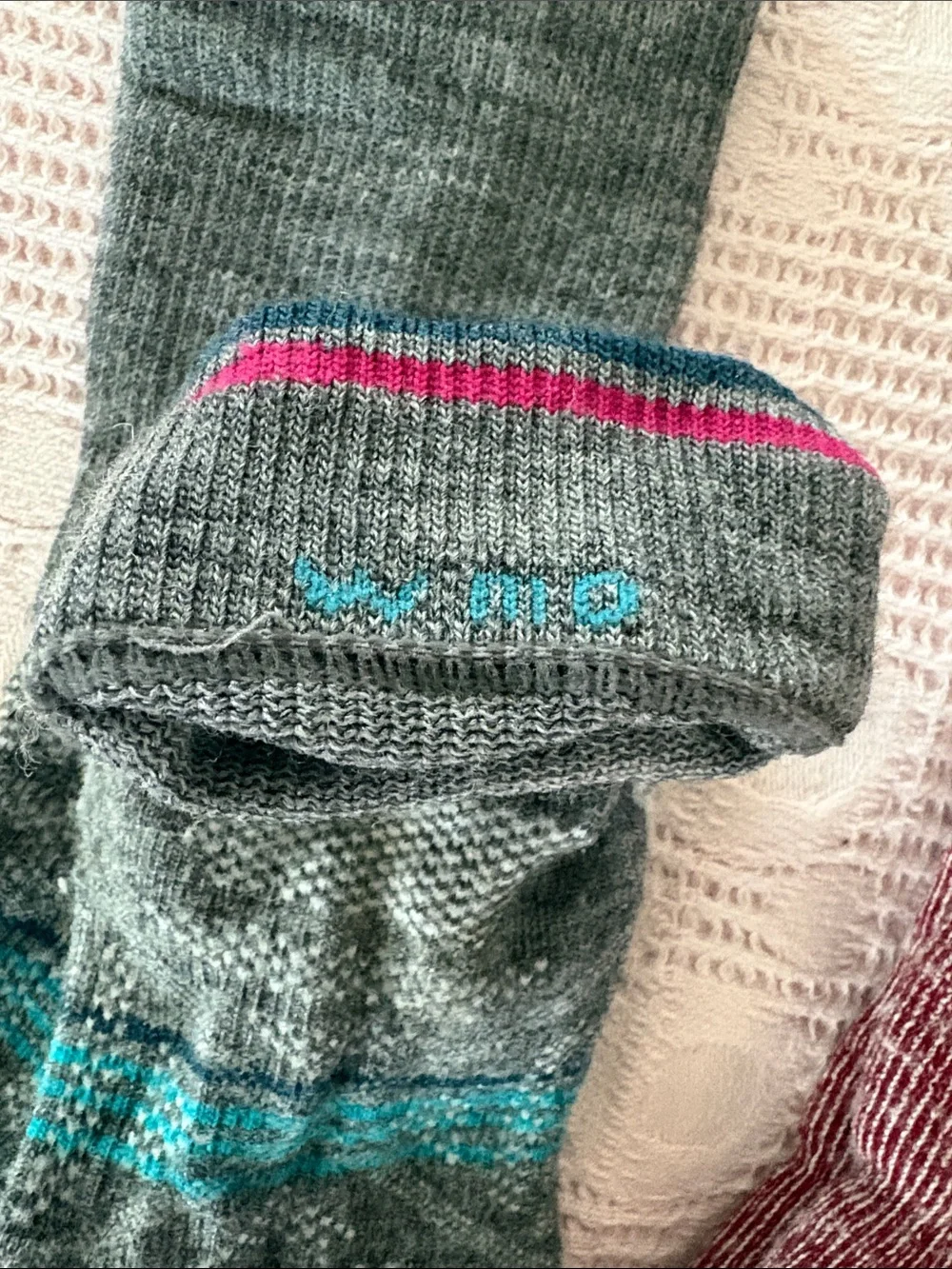 Women’s size medium three pairs, smart wool ski hiking socks